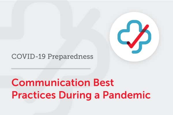 On-demand webinar: healthcare communication best practices during a pandemic