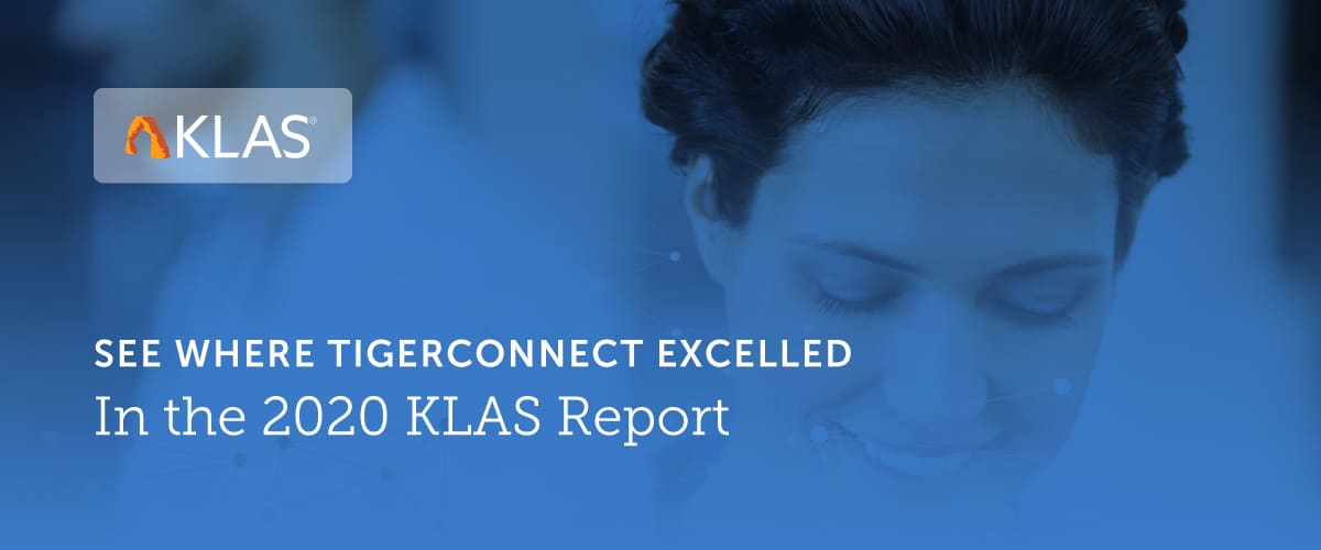 KLAS Rates TigerConnect as a Top Vendor for Advanced Workflow Adoption
