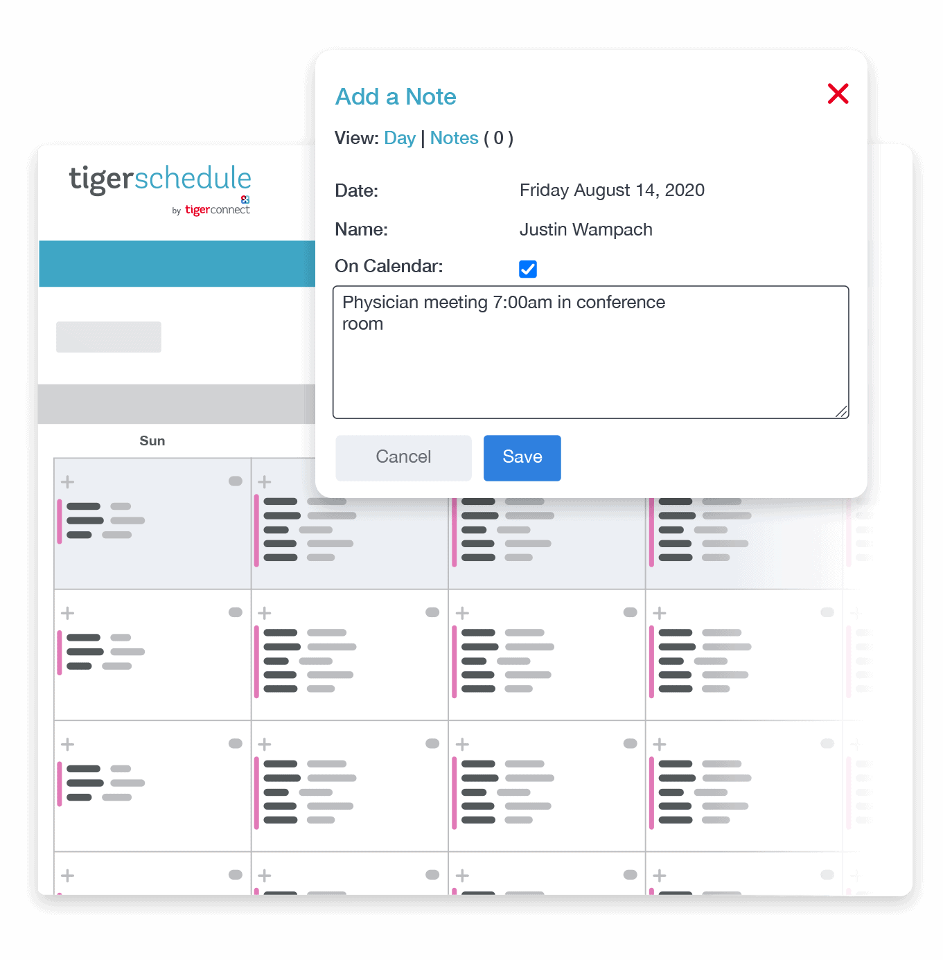TigerConnect Physician Scheduling