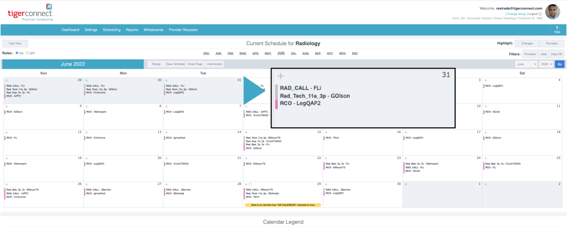 Draft Mode for TigerConnect Physician Scheduling | TigerConnect