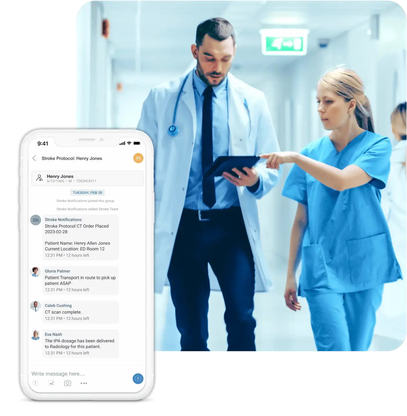 Healthcare collaboration software solutions TigerConnect