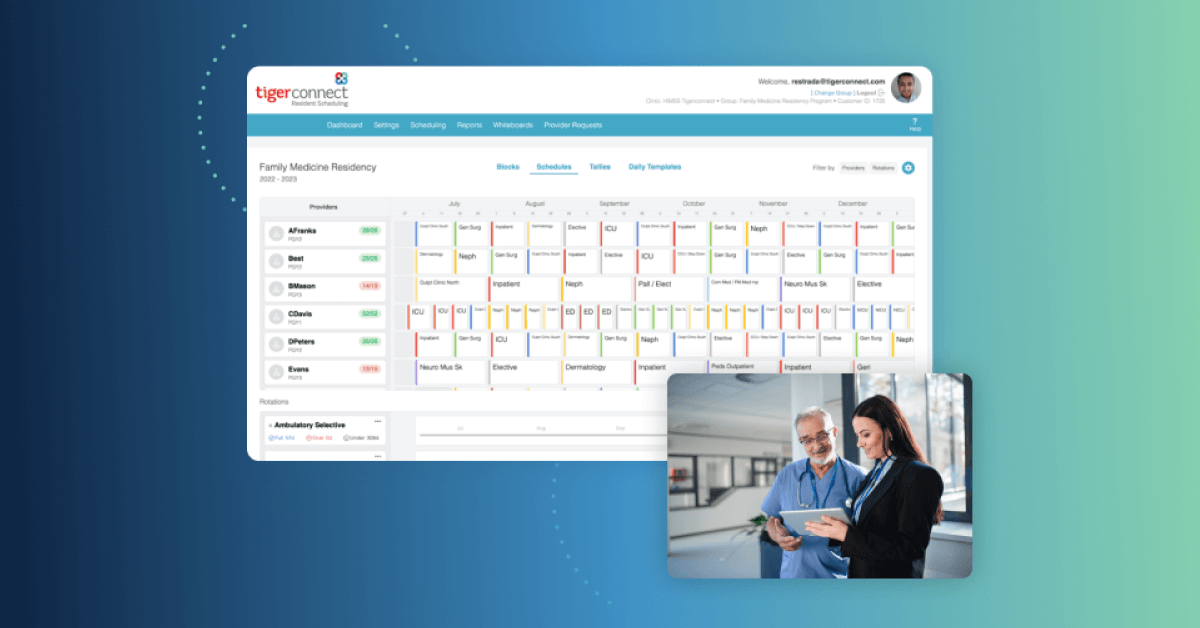 Physician Scheduling | Free Demo | TigerConnect