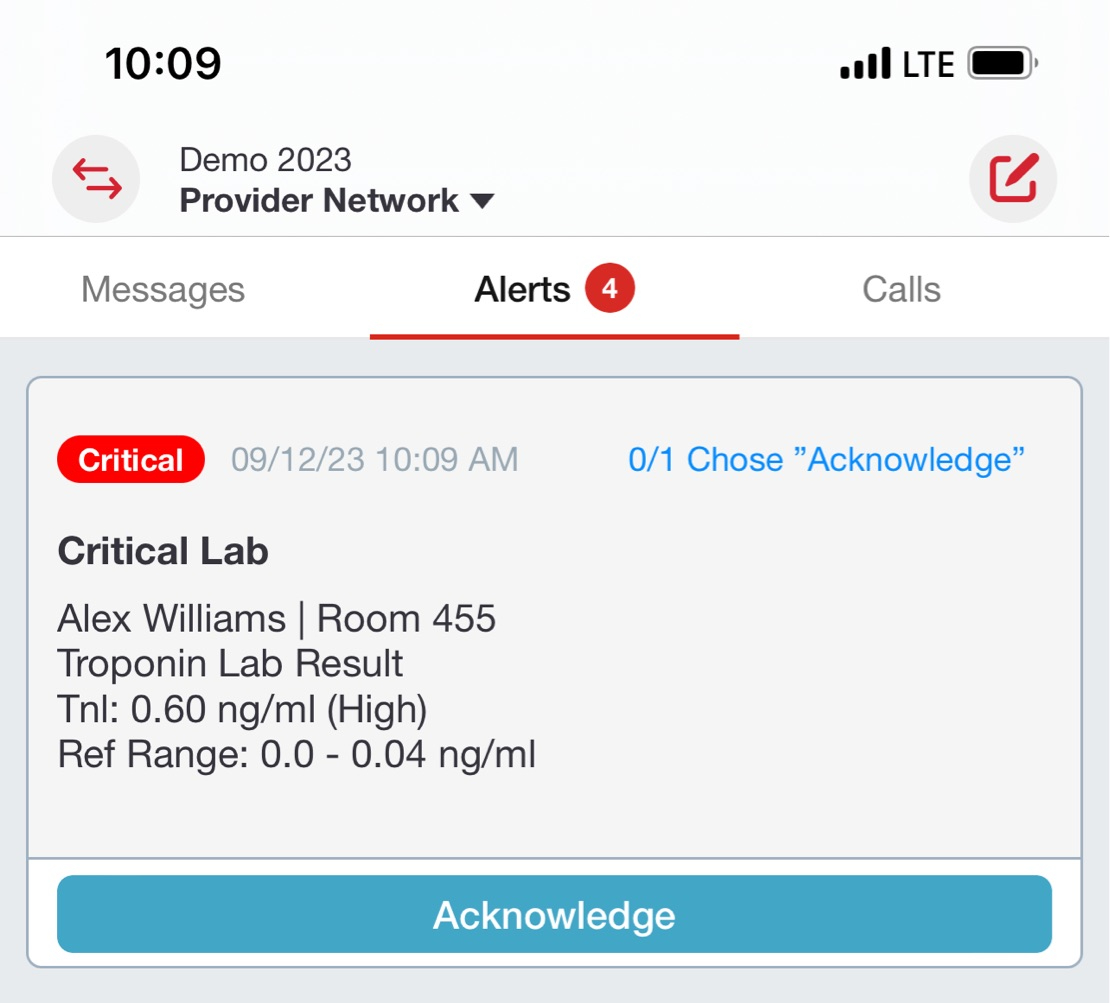 Critical Response Workflows TigerConnect