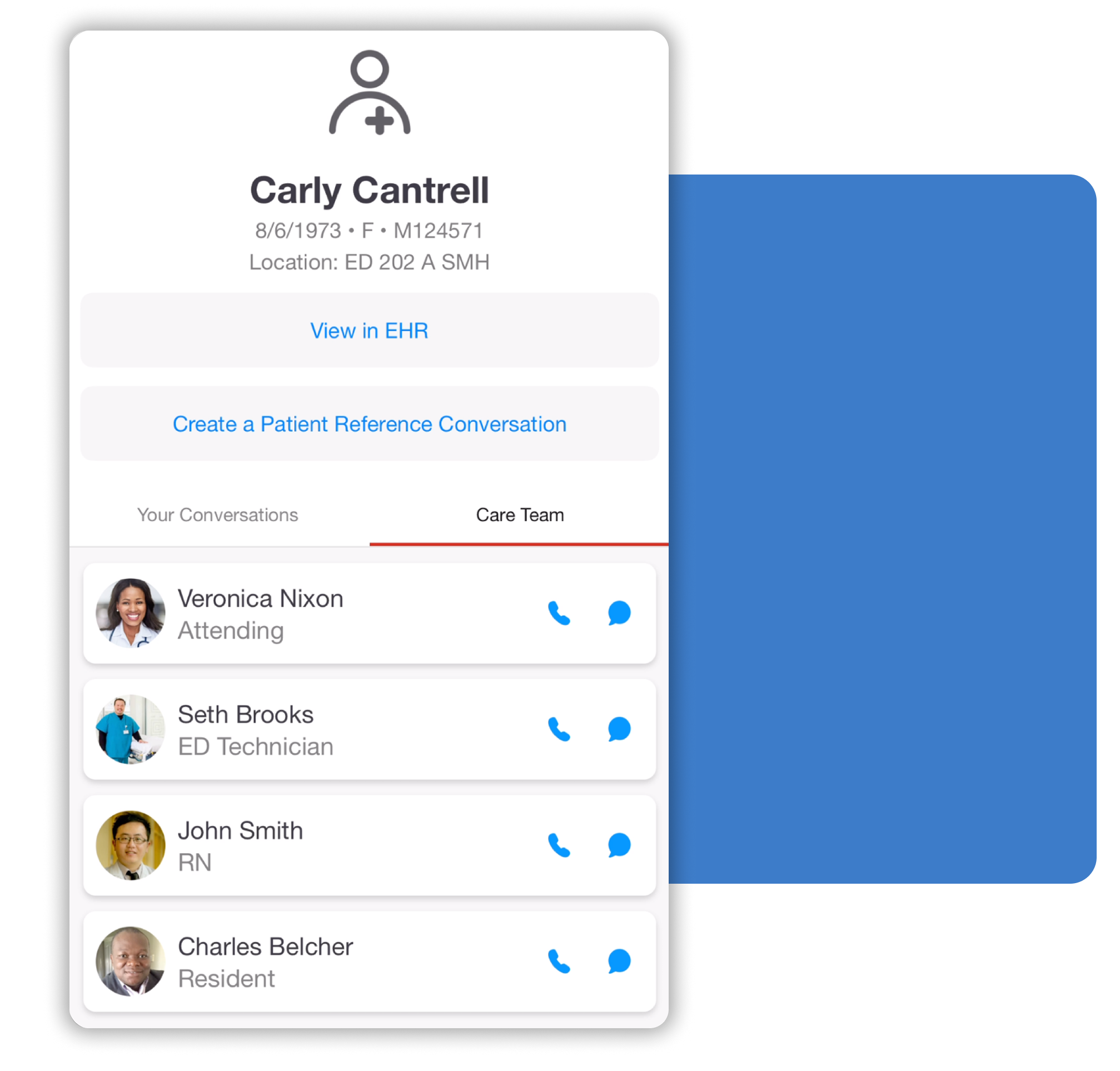 Clinical Collaboration 11 CCP Feature Care Team Assignments Left