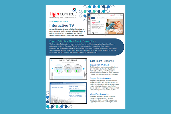 Datasheet Smart Room Interactive TV Rollup