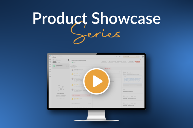 Preview of the TigerConnect Operator Console product showcase