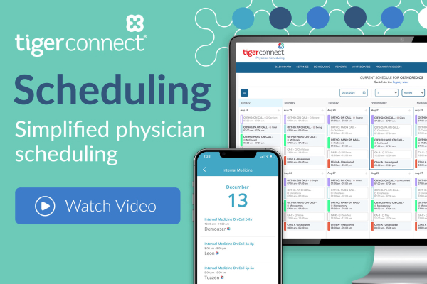 TigerConnect Scheduling video preview